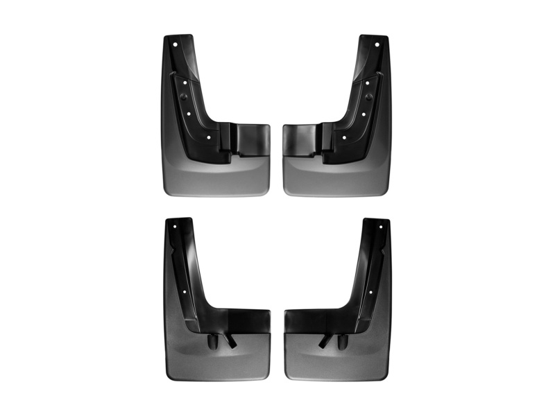 WeatherTech 13-16 GMC Acadia/Acadia Denali No Drill Mudflaps - Black - 110046-120043