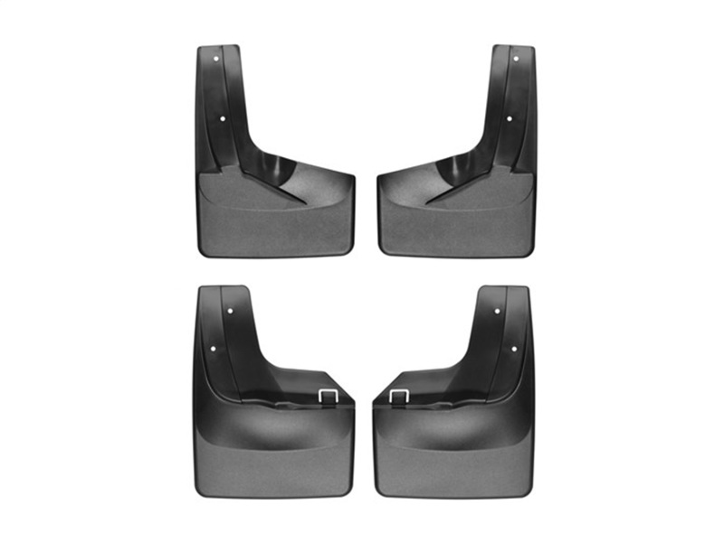 WeatherTech 07-17 Ford Expedition No Drill Mudflaps - Black - 110071-120071