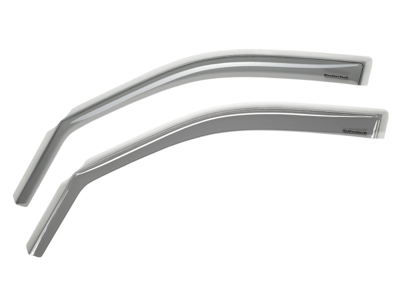 WeatherTech 08-14 Mitsubishi Lancer Front Side Window Deflectors - Dark Smoke - 80466