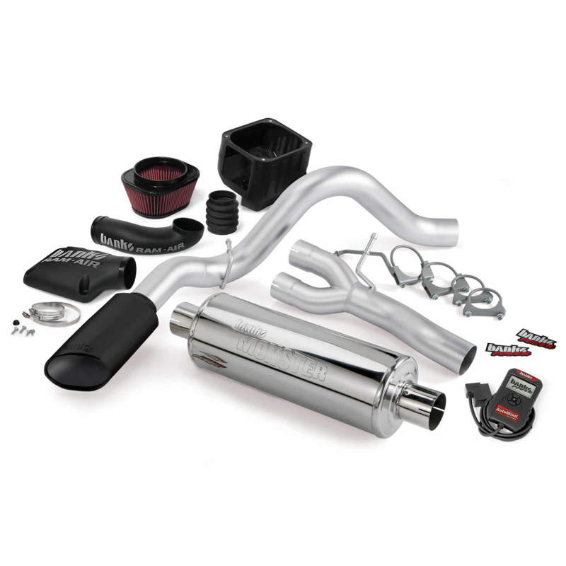 Banks Power 99-02 Chevy 4.8-5.3L ECSB Stinger System - SS Single Exhaust w/ Black Tip - 48030-B