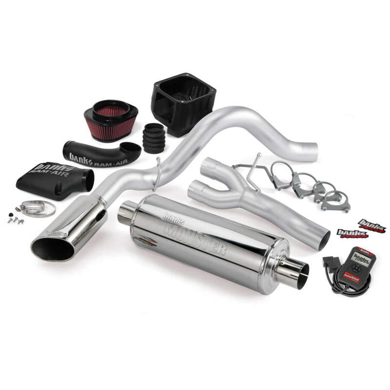 Banks Power 10 Chevy 5.3L ECSB FFV Stinger System - SS Single Side-Exit Exhaust w/ Chrome Tip - 48045