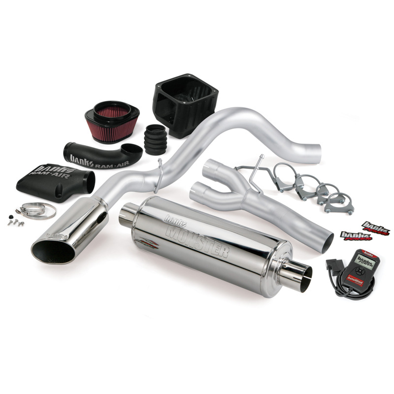 Banks Power 10 Chevy 5.3L CCSB FFV Stinger System - SS Single Side-Exit Exhaust w/ Chrome Tip - 48046