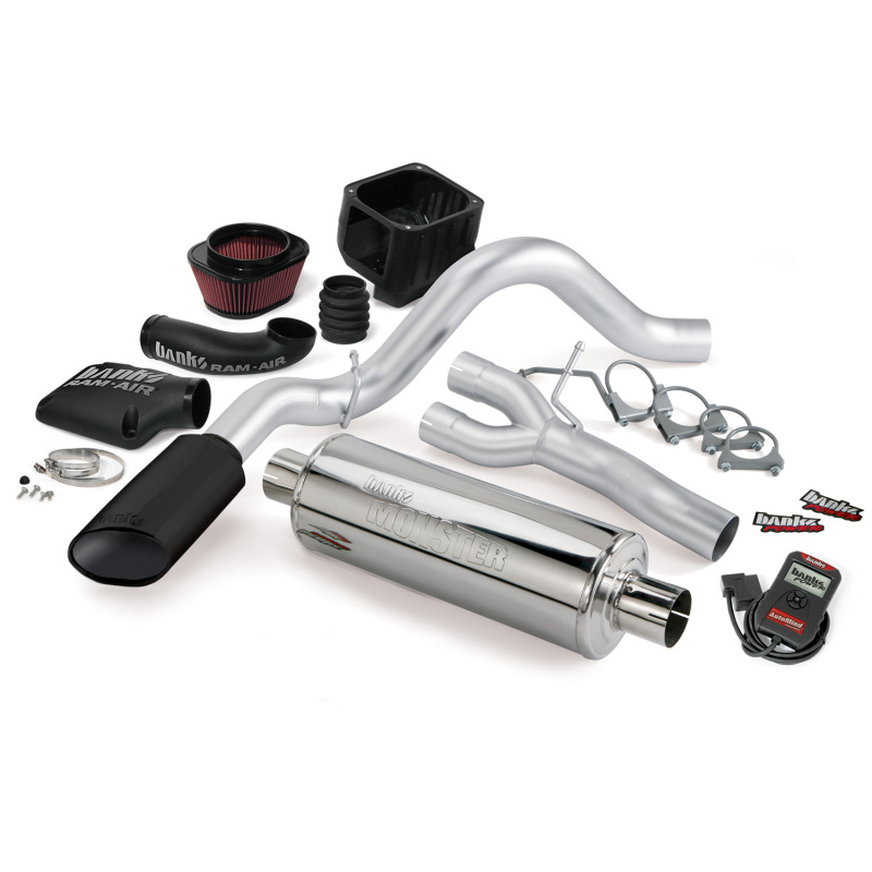 Banks Power 10 Chevy 5.3L ECSB FFV Stinger System - SS Single Side-Exit Exhaust w/ Black Tip - 48045-B