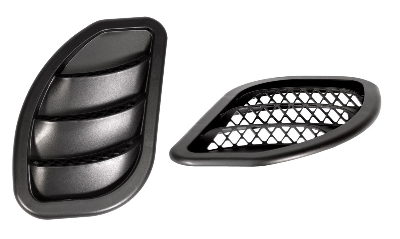 Daystar 2007-2018 Jeep Wrangler JK Hood Side Vent Kit Right and Left Black Pair - KJ71048BK