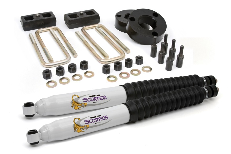 Daystar 2005-2020 Toyota Tacoma 4WD & PreRunner - 2.5in Lift Kit w/Rear Shock Absorbers - KT09130BK