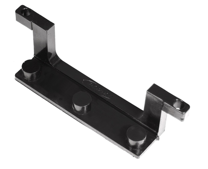 Daystar License Plate Bracket for Roller Fairlead Isolator Black - KU70040BK