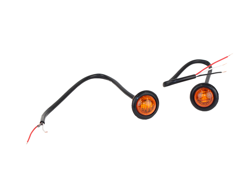 Fishbone Offroad Amber LEDs 3/4In Pair - FB21041