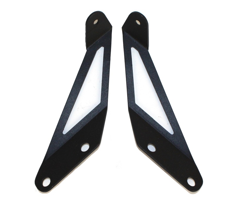 Fishbone Offroad 07-18 Jeep Wrangler JK Hood Light Mount Brackets - FB21066