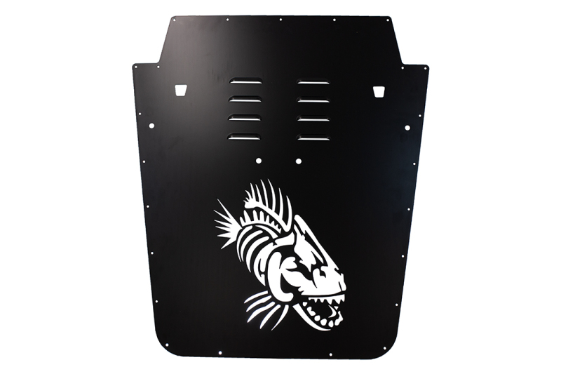 Fishbone Offroad 07-12 Jeep Wrangler JK Hood Louver - Black - FB31133