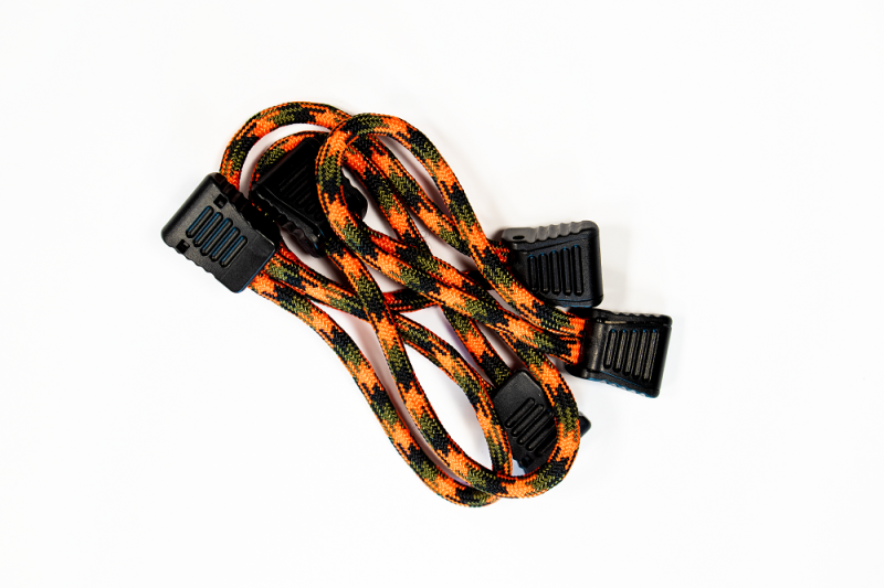 Fishbone Offroad Paracord Zipper Pulls 5 Pcs Orange Camo - FB51279-J