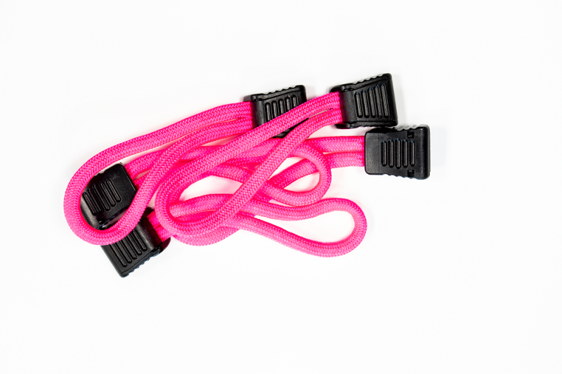 Fishbone Offroad Paracord Zipper Pulls 5 Pcs Hot Pink - FB51279-P