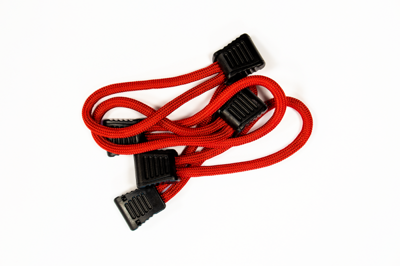 Fishbone Offroad Paracord Zipper Pulls 5 Pcs Red - FB51279-R