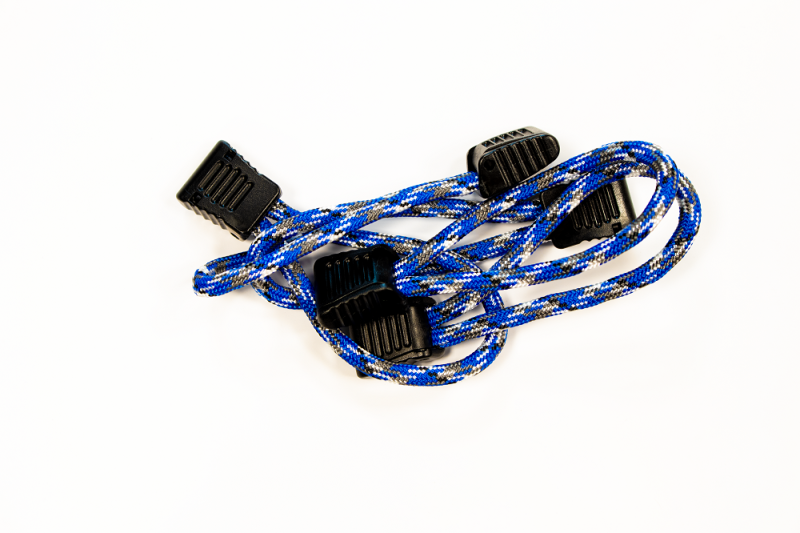 Fishbone Offroad Paracord Zipper Pulls 5 Pcs Blue Camo - FB51279-X