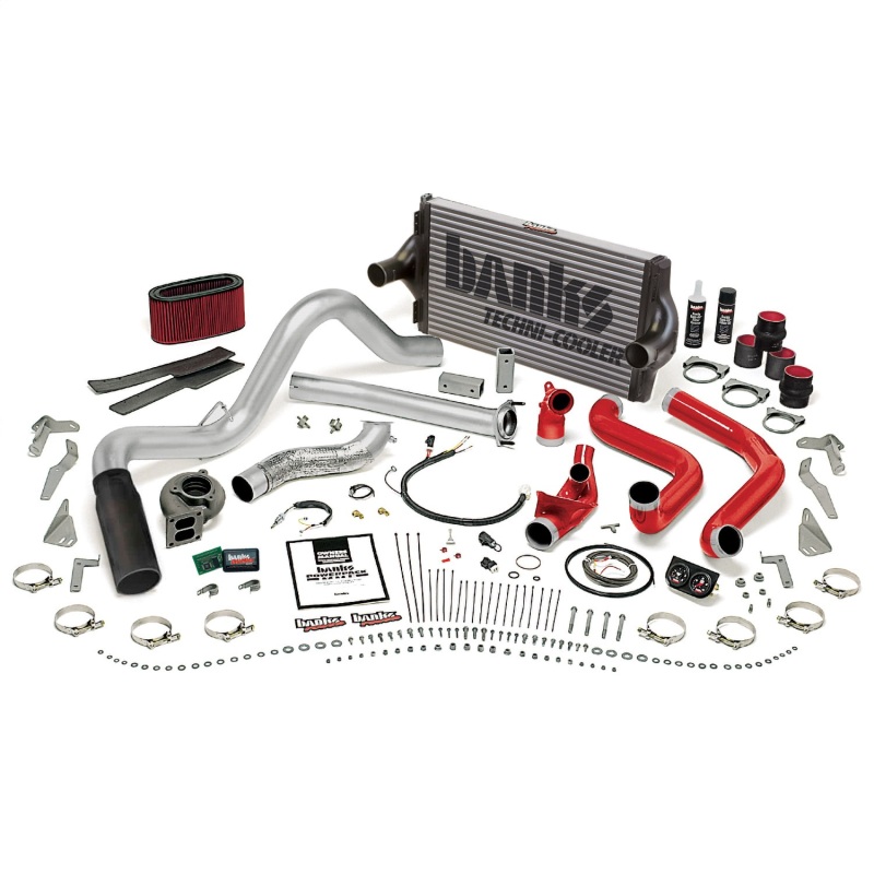 Banks Power 94-95.5 Ford 7.3L Man PowerPack System - SS Single Exhaust w/ Black Tip - 48556-B