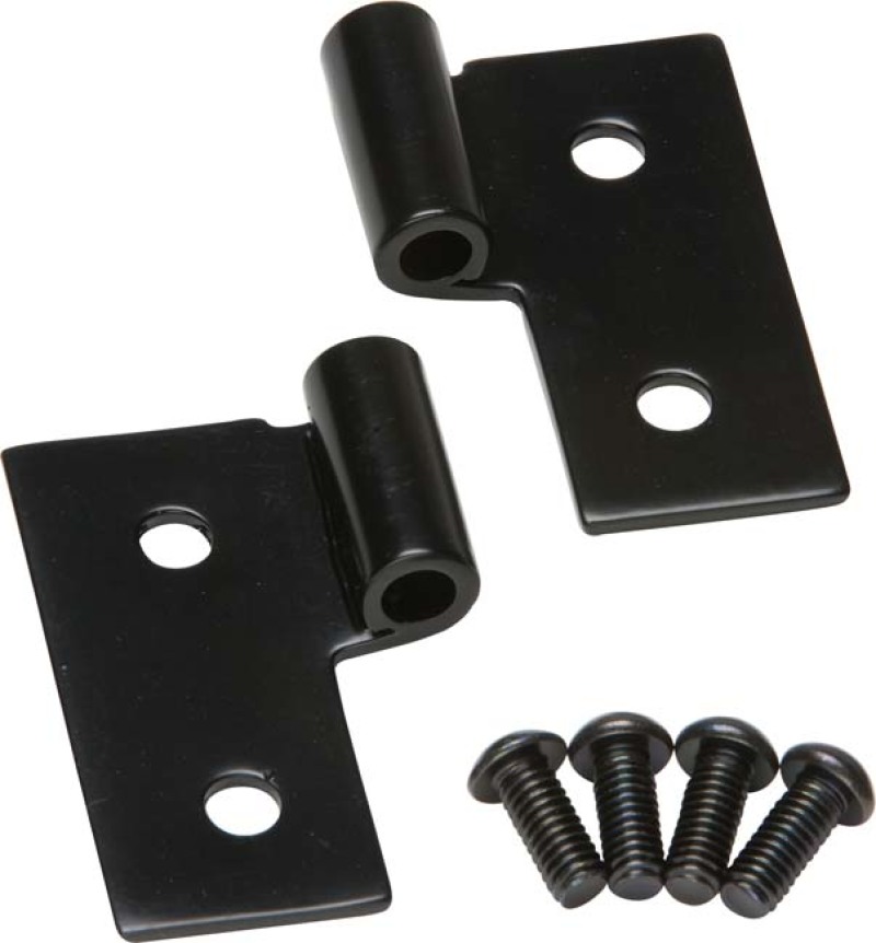 Kentrol 76-06 JEEP CJ/Wrangler YJ/TJ Lower Door Hinge Pair - Powdercoat Black - 50407