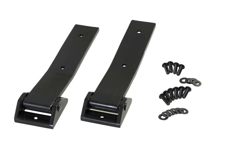 Kentrol 07-18 Jeep Wrangler JK Tailgate Hinge Pair - Powdercoat Black - 50578