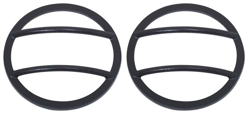 Kentrol 07-18 Jeep Wrangler JK Front Marker Covers Pair - Textured Black - 80009