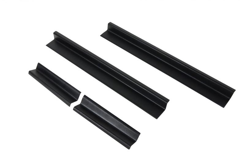 Kentrol 07-18 Jeep Wrangler JK Entry Guards 4 Pieces 4 Door - Textured Black - 80585