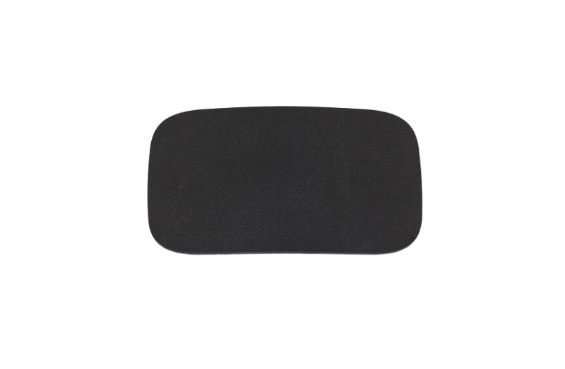 Kentrol 07-18 Jeep Wrangler JK Plate Delete Badge - Textured Black - 80708
