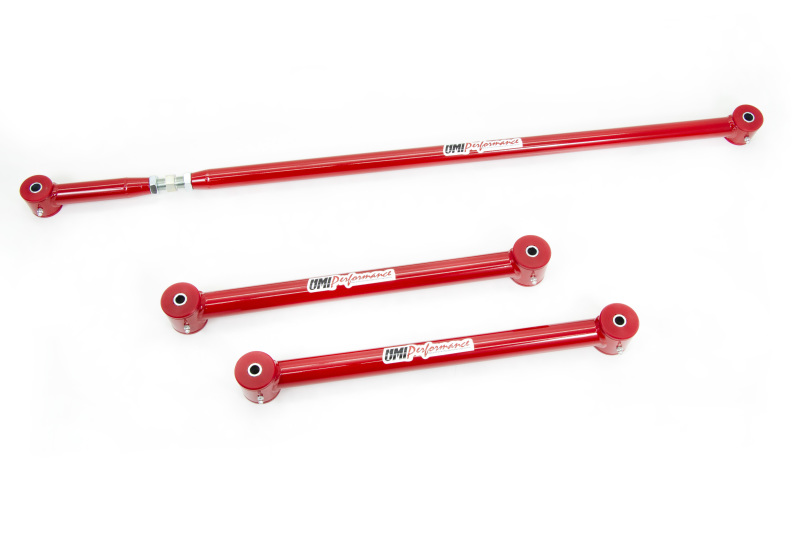 UMI Performance 82-02 GM F-Body Lower Control Arms & On-Car Adjustable Panhard Bar Kit - 201529-R