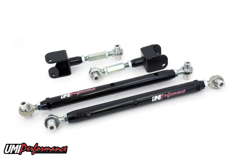 UMI Performance 78-88 GM G-Body Double Adjustable Upper & Lower Rear Control Arms Kit - 302717-B