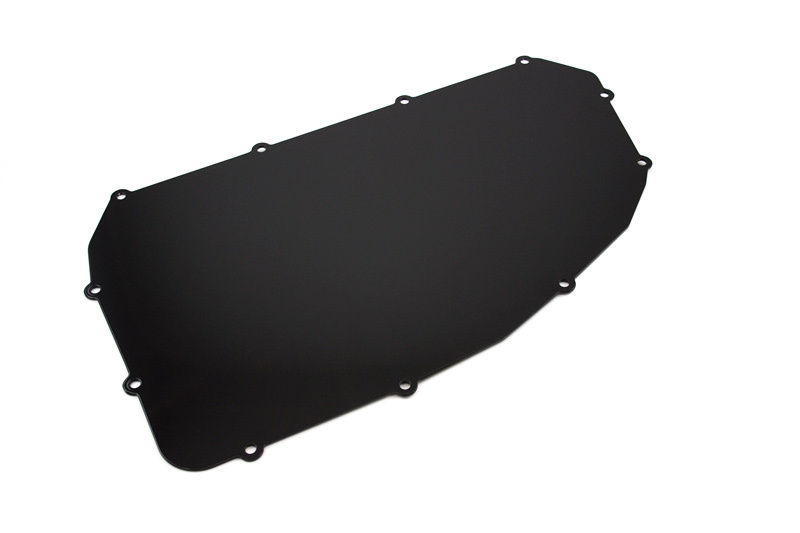 UMI Performance 78-87 GM G-Body AC/Heater Box Delete Panel - Black - 3030-B