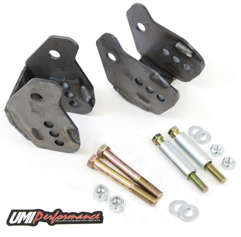 UMI Performance 64-72 GM A-Body Rear Lower Control Arm Relocation Brackets- Weld In - 4010