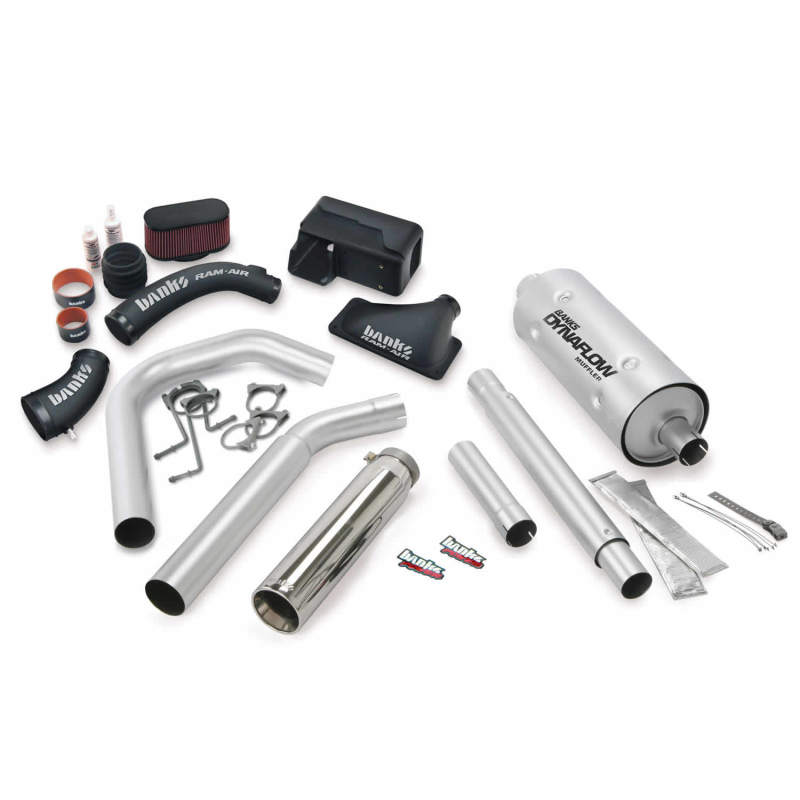 Banks Power 16-17 Ford 6.8L MH-A Stinger Bundle - SS Single Exhaust Left Exit w/ Chrome Tip - 49201