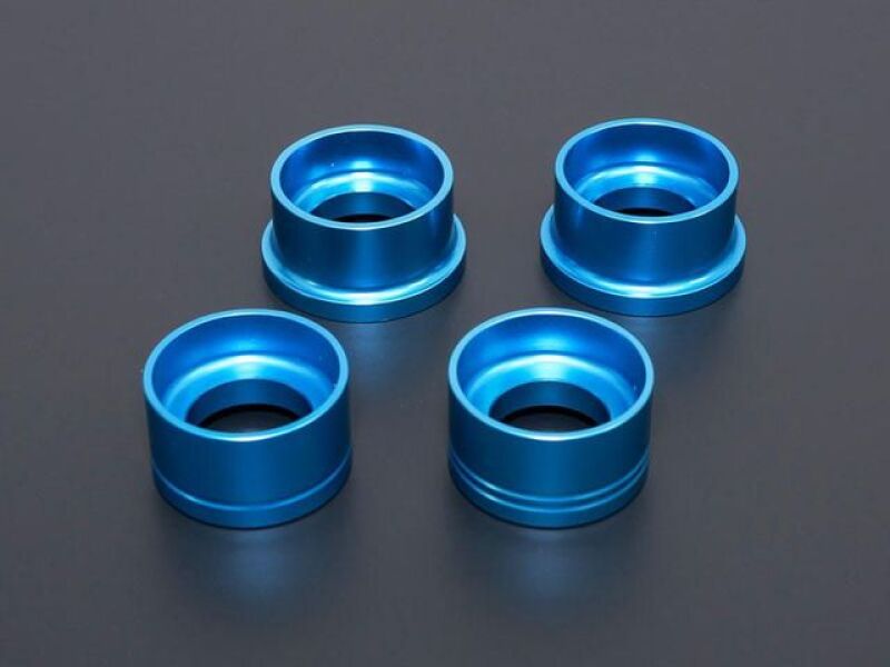 Cusco Rear Cross Member Rigid Mount Collar Set Billet Alum 2021+ Toyota GR Yaris 1.6L AWD - Blue - 1C7 927 A