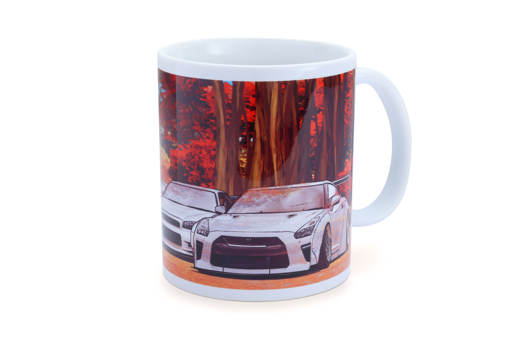 Tomei MUG WHITE GT-R AUTUMN NAGANO FOREST Universal