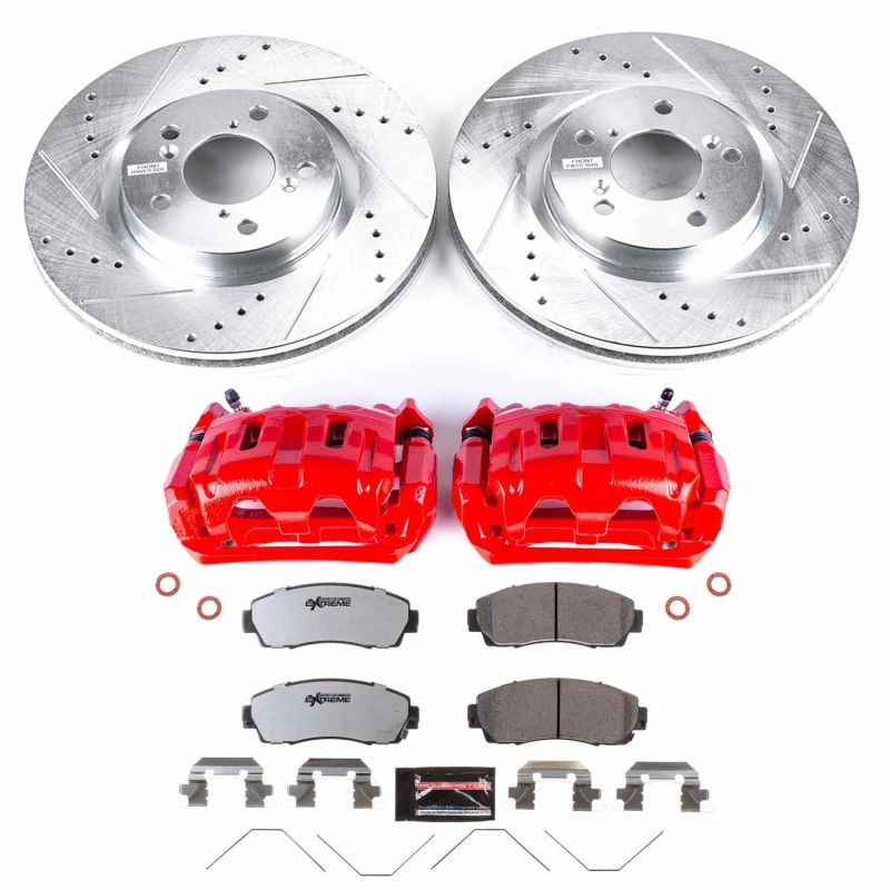 Power Stop 11-14 Honda Odyssey Front Z26 Street Kit w/Cals - KC5857-26