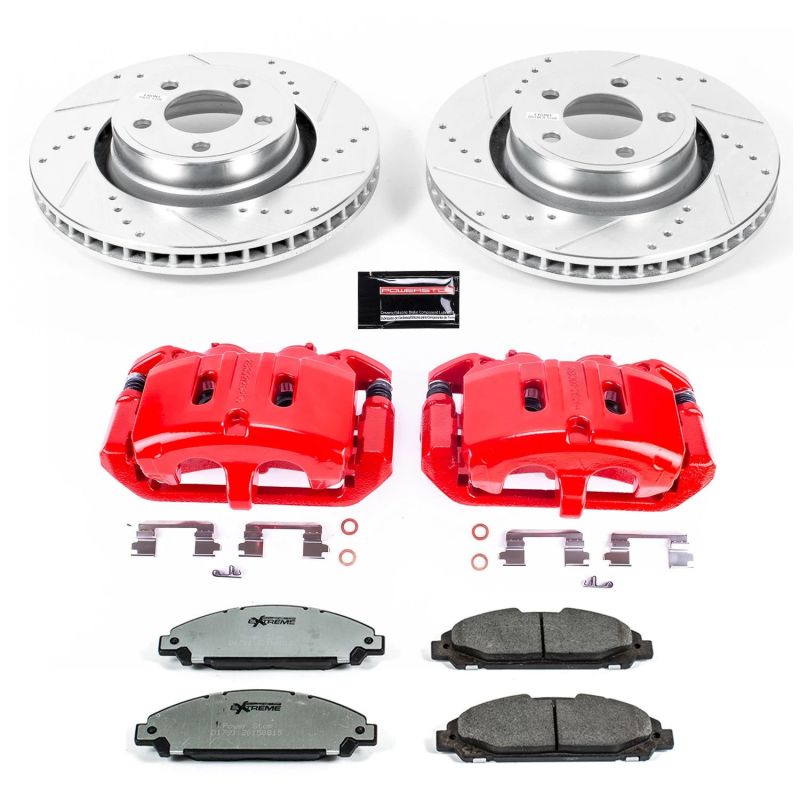 Power Stop 15-20 Ford Mustang Front Z26 Street Kit w/Cals - KC6809-26