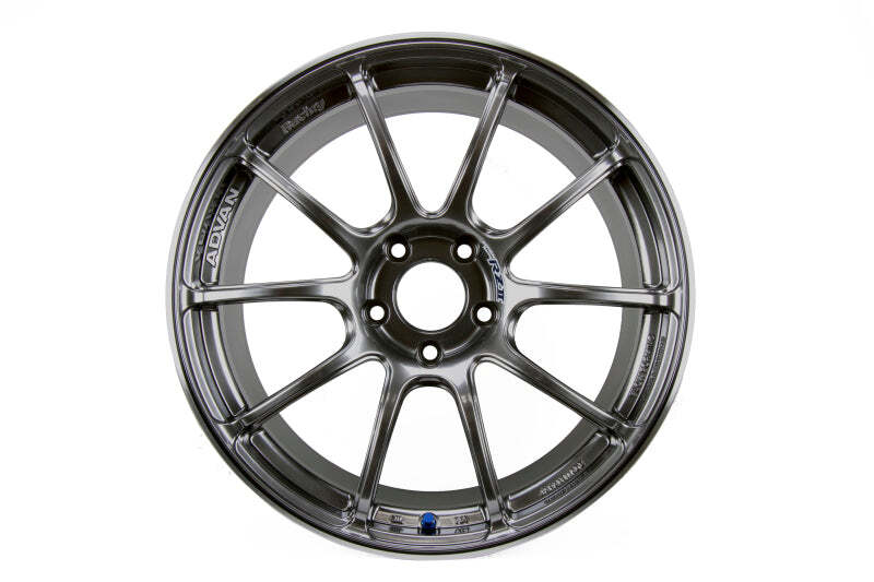 Advan RZII 18x8.0 +48 5-100 Racing Hyper Black Wheel - YAZ8G48DHB