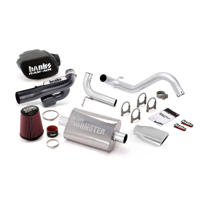 Banks Power 12-15 Jeep 3.6L Wrangler 2dr Stinger Sys (no AutoMind) - SS Single Exh w/ Chrome Tip - 51344