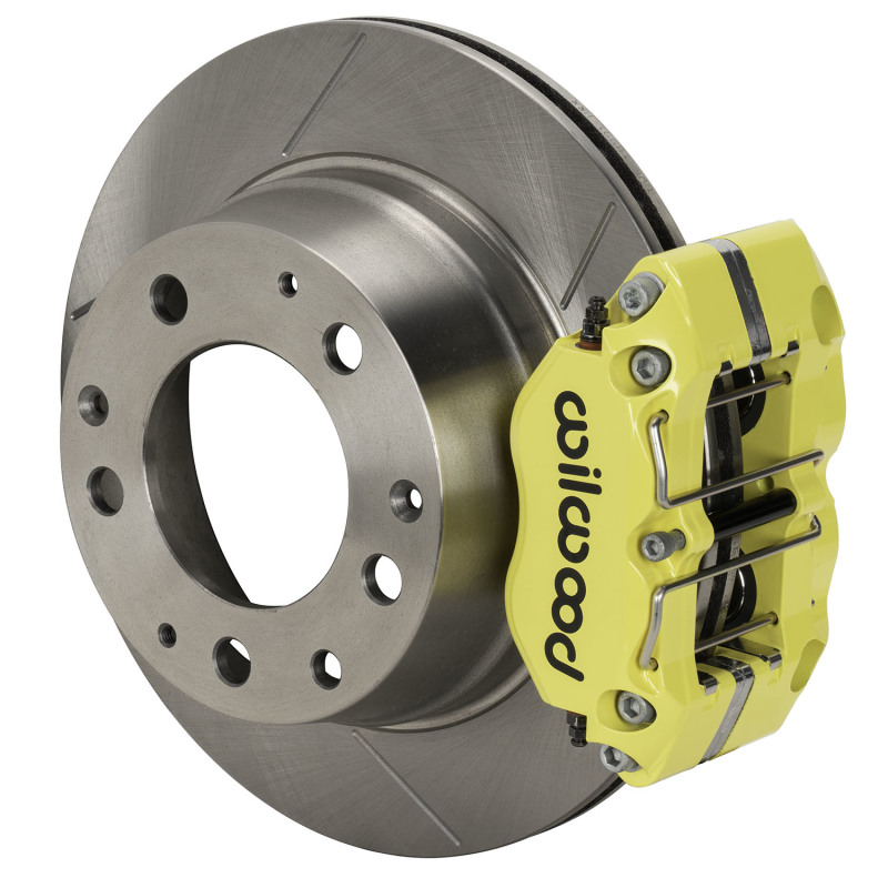 Wilwood 69-83 Porsche 911 Rear Dynapro Brake Kit 3in MT Slotted - Yellow - 140-17002-Y