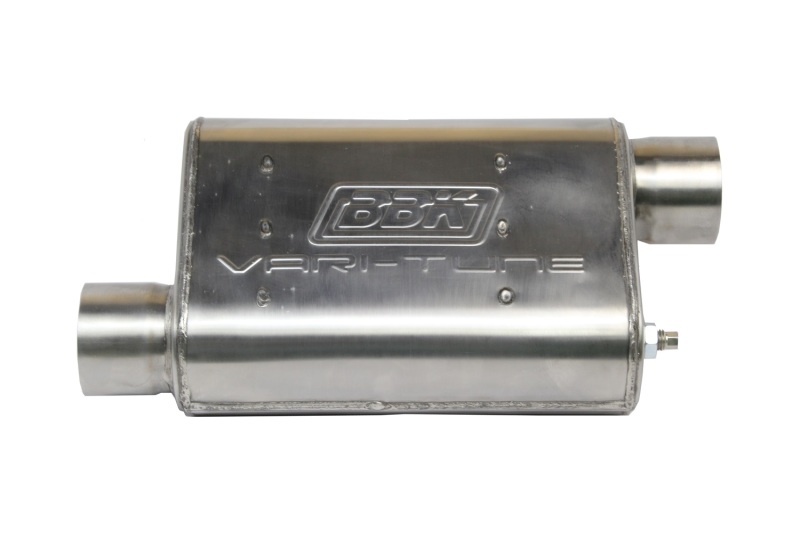 BBK VariTune Adjustable Performance Muffler 3.0 in. Offset/Offset Stainless Steel - 31035