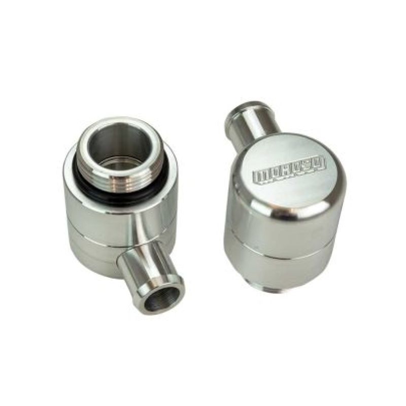 Moroso GM COPO 3/4in Tube Screw-In Valve Cover Breathers (2 Pack) - 68868