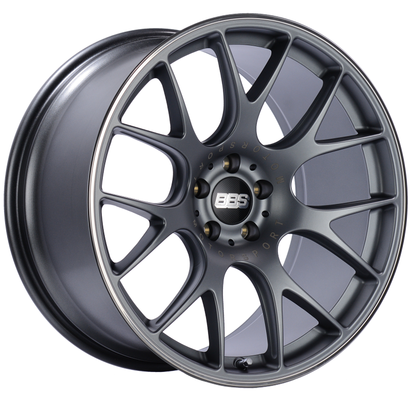 BBS CH-R 20x10.5 5x114.3 ET24 CB66 Satin Titanium Polished Rim Protector Wheel - CH125TIPO