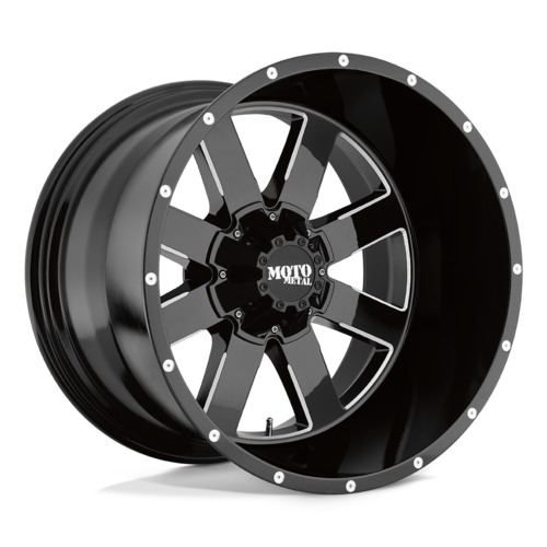 MOTO METAL WHEELS MO962 22X10 5X5.0/5.5 G-BLK MILL -18MM