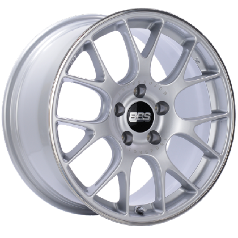 BBS CH-R 20x9 5x112 ET25 CB66.5 Brilliant Silver Polished Rim Protector Wheel - CH148SPO