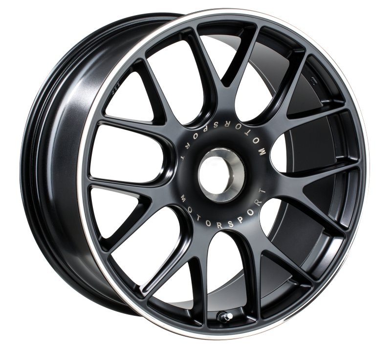 BBS CH-R 20x9 CL ET51 CB84 Satin Black Polished Rim Protector Wheel - CH151BPO