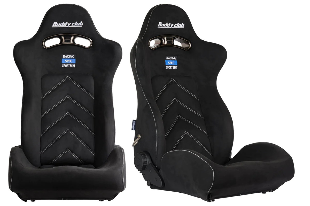 BUDDY CLUB RACING SPEC SPORT RECLINEABLE SEAT - BLACK