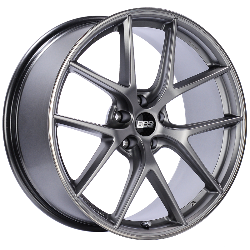 BBS CI-R 20x9.5 5x120 ET40 Platinum Silver Polished Rim Protector Wheel -82mm PFS/Clip Required - CI0301PSPO