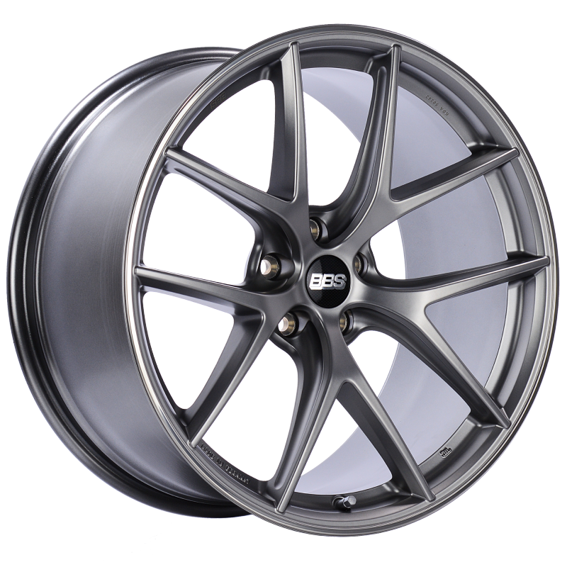 BBS CI-R 20x10 5x112 ET25 Platinum Silver Polished Rim Protector Wheel -82mm PFS/Clip Required - CI0501PSPO