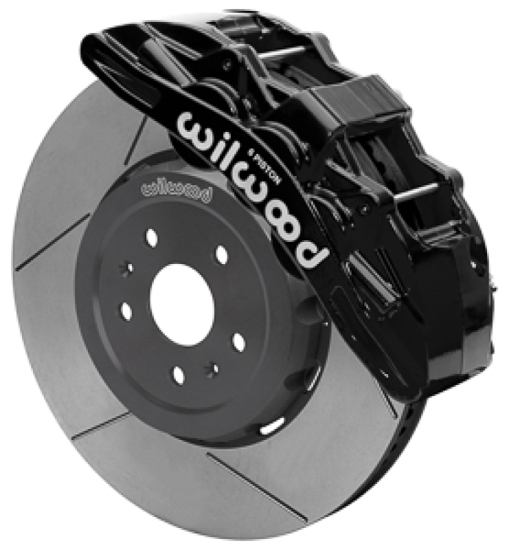 Wilwood SX6R Big Brake Dynamic Front Brake Kit 15in Slotted Black 2020+ Chevy C8 Corvette - 140-17004