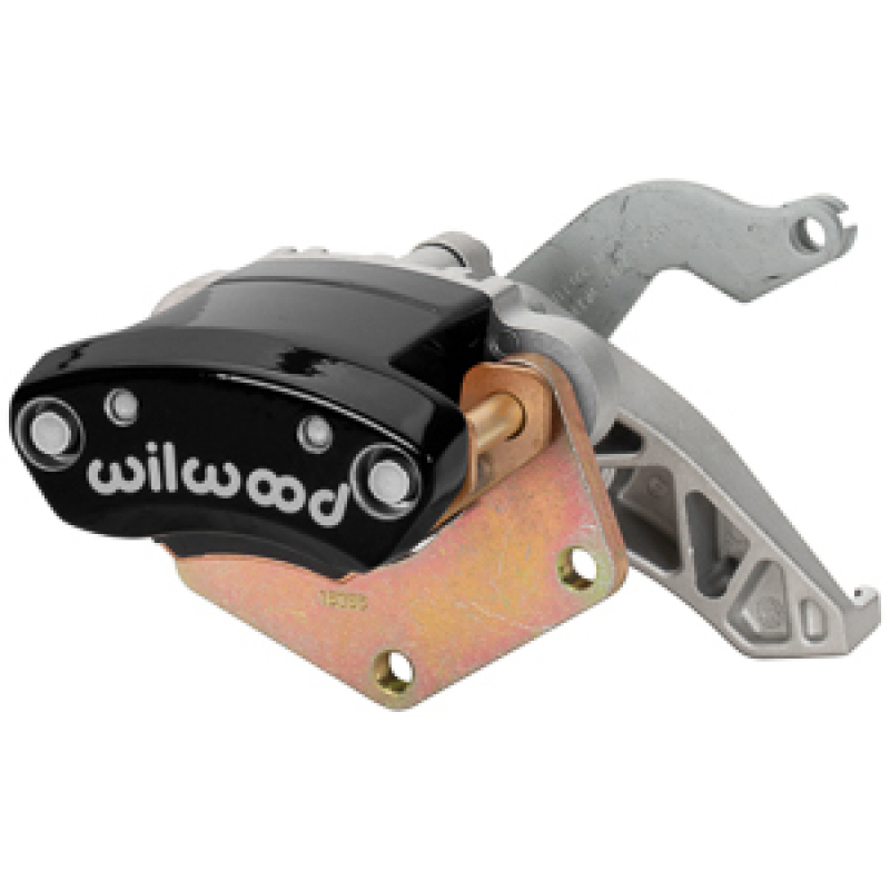 Wilwood RH MC4 Mechanical Parking Brake Caliper - 2.00in Bracket - 1.10in Disc - Black - 120-17143-BK