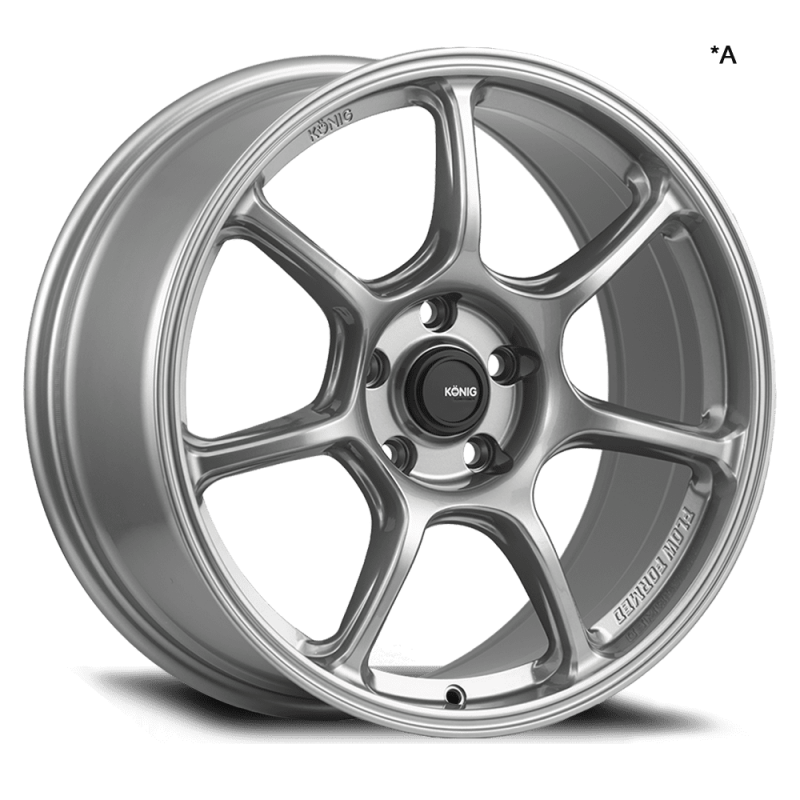 Konig Ultragram 15x8 4x100 ET36 Titanium Metallic Knurled Bead - UG8510036T