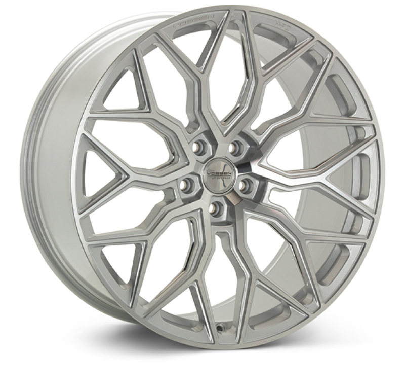 Vossen HF-2 24X10 / 5X120 / ET32 / Deep Face / 72.56 - Silver Polished - HF2-4B63
