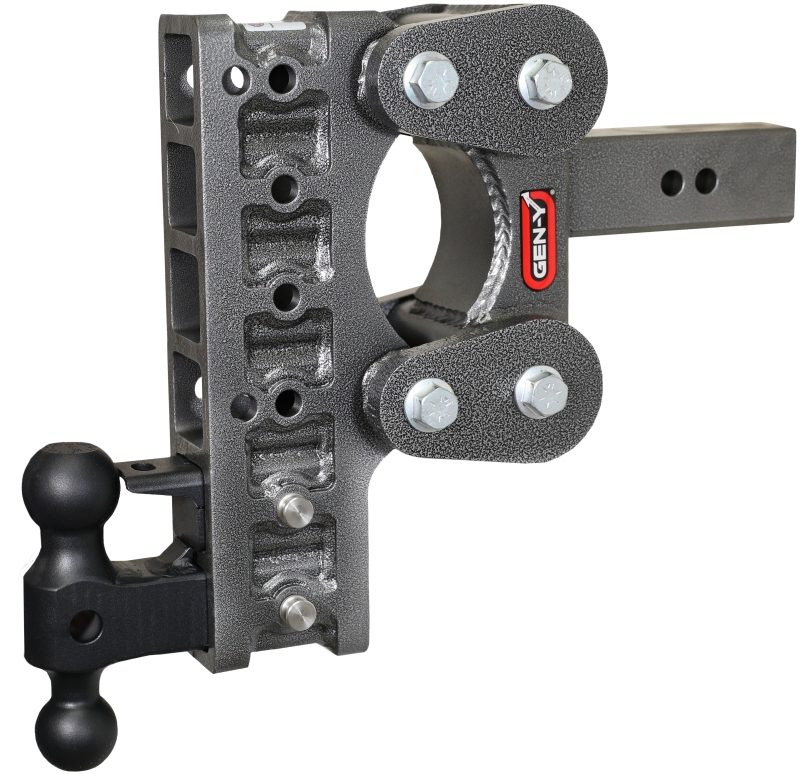 Gen-Y The Boss Torsion-Flex 2.5in Shank 10in Drop 16K Hitch w/GH-051 Dual-Ball/GH-032 Pintle Lock - GH-1126