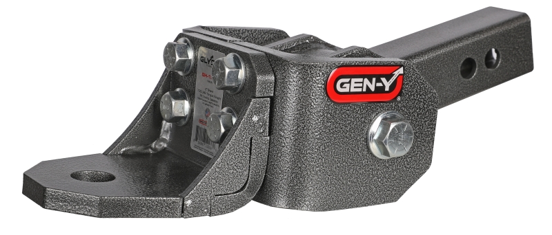 Gen-Y Glyder Torsion-Flex 2in Shank 2in drop 7K Hitch w/Ball Platform/1in Diameter Mounting Hole - GH-12001